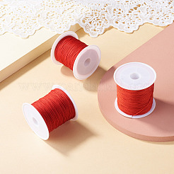 3 Rolls 3 Styles Round Nylon Braided Cord&nbsp;NWIR-TADJ0001-03B