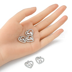 Alloy Rhinestone Pendants&nbsp;ALRI-YW0001-03