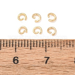 真鍮製オープンタイプ丸カン  ラウンド  カドミウムフリー＆鉛フリー  24KGP本金メッキ  3x0.6mm  内径：1.8mm  22ゲージ&nbsp;KK-G604-08G-07