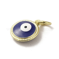 Brass Enamel Charms&nbsp;KK-E092-14G-08