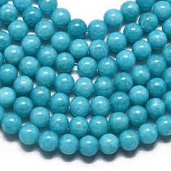 Natural Malaysia Jade Beads Strands&nbsp;G-L645-A01-6mm-24