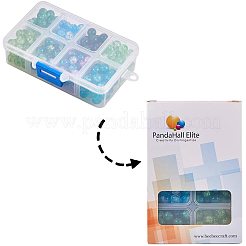 Baking Paint Crackle Glass Beads&nbsp;CCG-PH0002-10
