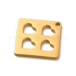 304 Stainless Steel Pendants&nbsp;STAS-O005-19G