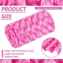 1Pc Polyester Plush Fabric&nbsp;AJEW-BC0009-99C