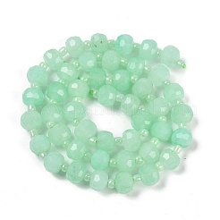 Natural Dyed White Jade Beads Strands&nbsp;G-H057-A22-11