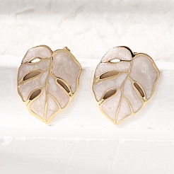Brass Stud Earrings for Women&nbsp;KK-CBA9D38-05G