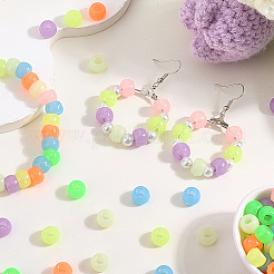 800Pcs Luminous Acrylic Beads&nbsp;OACR-SP0001-57