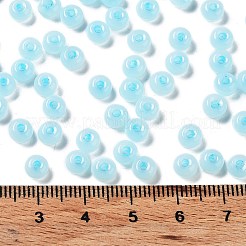 Imitation Jade 3/0 Glass Seed Beads&nbsp;SEED-Z001-A-A06