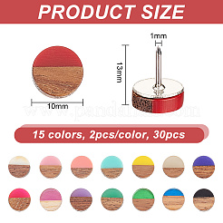 Iron Push Pins&nbsp;AJEW-TB00005