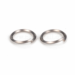 変色しない304ステンレススチールオープン丸カン  ラウンド  ステンレス鋼色  15ゲージ  15.2x1.5mm  内径：12.2mm&nbsp;STAS-I150-07G-P
