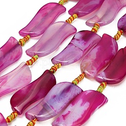 Dyed & Heated Natural Banded Agate Beads Strands&nbsp;GG-CBAB9C6-B04-01