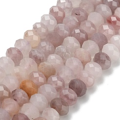 Natural Violet Strawberry Quartz Beads Strands&nbsp;G-Z111-A08-01