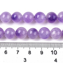 Dyed Natural White Jade Beads Strands&nbsp;G-T138-10mm-210-11