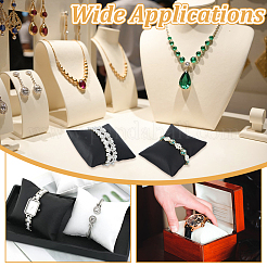 PU Leather Jewelry Watch/Bracelet Display Pillows&nbsp;ODIS-WH0043-198A