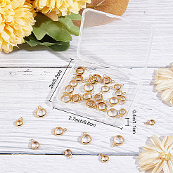 50Pcs 5 Style 201 Stainless Steel Tube Bails&nbsp;STAS-BBC0001-39