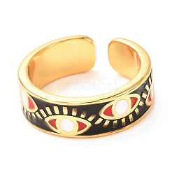 Evil Eye Golden Cuff Rings for Women&nbsp;KK-G404-07