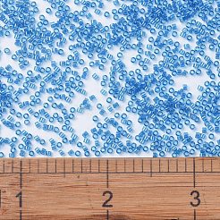 MIYUKIデリカビーズ  シリンダー  日本製シードビーズ  11/0  （db1895)透明カプリ光沢  1.3x1.6mm  穴：0.8mm  約2000PCS /ボトル  10 G /ボトル&nbsp;SEED-JP0008-DB1895