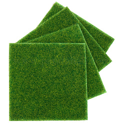 4Pcs Plastic Artificial Grass for Simulation Lawn&nbsp;AJEW-CN0004-67