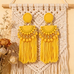 Bohemian Acrylic Dangle Stud Earrings&nbsp;DI3356-1