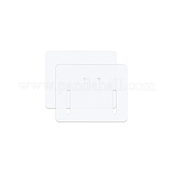 プラスチック製のカードホルダー  ホワイト  8x10.05x0.35cm&nbsp;AJEW-WH0473-36B