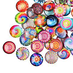 70Pcs Flatback Glass Cabochons for DIY Projects&nbsp;GGLA-SZ0001-33B