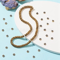 Electroplate Non-magnetic Synthetic Hematite Beads Strands&nbsp;G-YW0001-49C