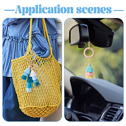 12Pcs 6 Styles Nylon Thread Tassel Big Pendant Decorations&nbsp;FIND-TA0009-18
