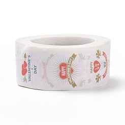 Valentine's Day Round Paper Stickers&nbsp;DIY-I107-05B