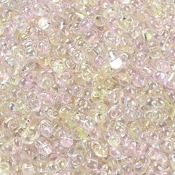 AB Color Plated Glass Seed Beads&nbsp;SEED-L011-06B-02