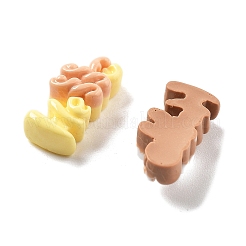 かわいいミニ漫画シリーズ樹脂カボション  ミックスカラー  単語ハロー  7x15x5mm&nbsp;CRES-I037-05C