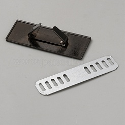 Alloy Blank Rectangle Label Tags&nbsp;FIND-WH0173-409D-B