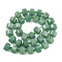 Natural Green Aventurine Beads Strands&nbsp;G-G453-G14-7x12mm