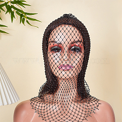 1Pc Polyester Fascinator Mesh Face Veil&nbsp;OHAR-FG0001-05C