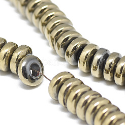 Electroplate Non-magnetic Synthetic Hematite Beads Strands&nbsp;G-T061-42H