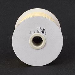環境に優しい韓国のワックスポリエステルコード  トウモロコシの穂の黄色  3mm  約41.01~41.56ヤード（37.5~38m）/ロール&nbsp;YC-P002-3mm-1112