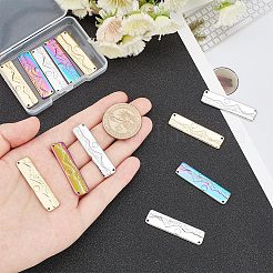 12Pcs 3 Colors 304 Stainless Steel Pendants&nbsp;STAS-UN0045-47