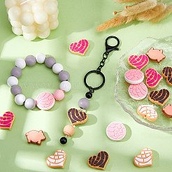 20Pcs 5 Styles PVC Beads&nbsp;PVC-HS0001-01