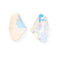 Electroplated Glass Pendants&nbsp;EGLA-M029-04-06