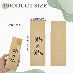 Kraft Paper Cutlery Bag&nbsp;AJEW-WH0609-564