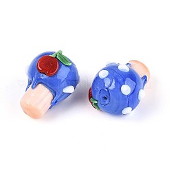 Handmade Lampwork Bumpy Beads&nbsp;LAMP-T022-06B