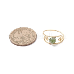 Natural Tourmaline Finger Rings&nbsp;RJEW-JR00929