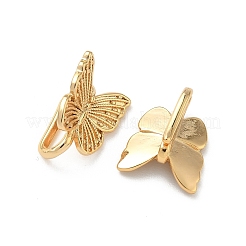 Brass Hoop Clasps&nbsp;KK-Z136-57C-G
