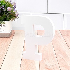 木製の手紙の装飾品  DIYクラフト用  室内装飾  文字.p  P：150x112x15mm&nbsp;WOOD-GF0001-15-16