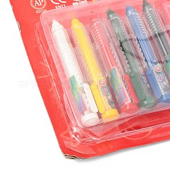 12 Colors Rotation Face Paint Crayons&nbsp;AJEW-B007-01