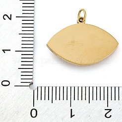 Ion Plating(IP) 304 Stainless Steel Enamel Pendants&nbsp;STAS-Z104-12G-02