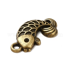 Tibetan Style Alloy Fish Pendants&nbsp;PALLOY-M198-23AB