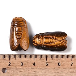 Natural Tiger Eye Carved Insect Pendants&nbsp;G-I361-04A