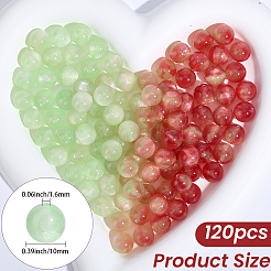 120Pcs Opaque UV Reactive Beads&nbsp;RESI-PA0001-35D