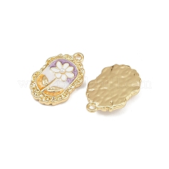 Alloy Enamel Pendants&nbsp;PALLOY-P311-01B-G