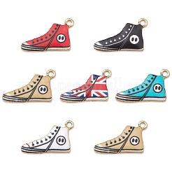 30Pcs 6 Styles Alloy Enamel Pendants&nbsp;ENAM-CJ0005-13